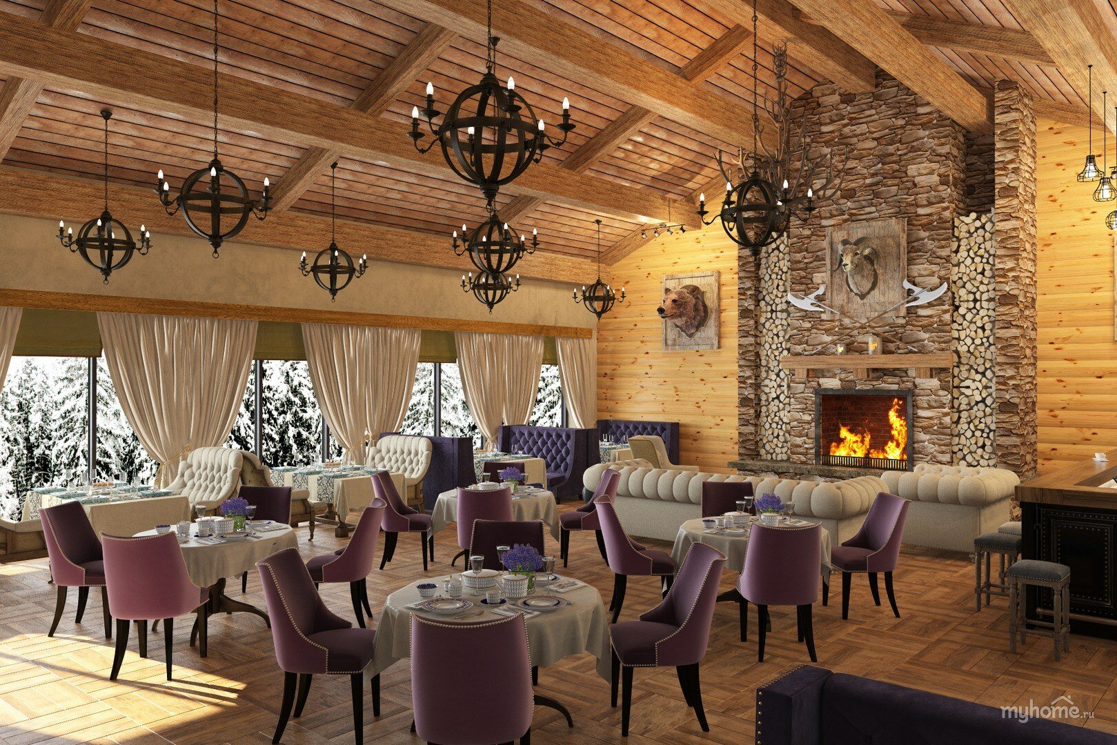 Ресторан в стиле Шале